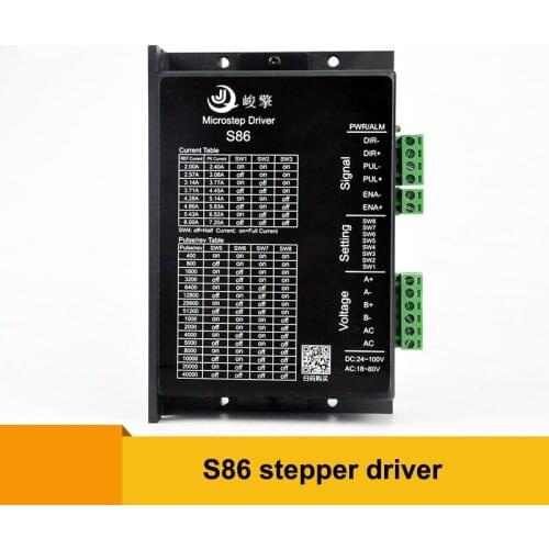 S86 stepper motor driver 42/57/60/86 stepper motor controller AC and DC universal