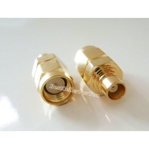 1 SMA Male Plug To MCX Female Jack Straight RF Coax Coaxial Adapter Connector