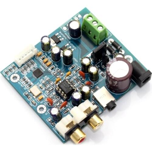 Assembled ES9018K2M DAC Board ES9018 I2S Input Decoding Board,NE5532,I2S Dsd Fiber Coaxial Input Decoder Board
