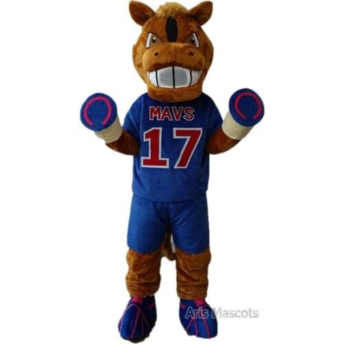 Sports Horse Costume Full Mascot Plush Suit Adults Fancy Dress Animal Character Team Mascots Customized Carnival Costumes