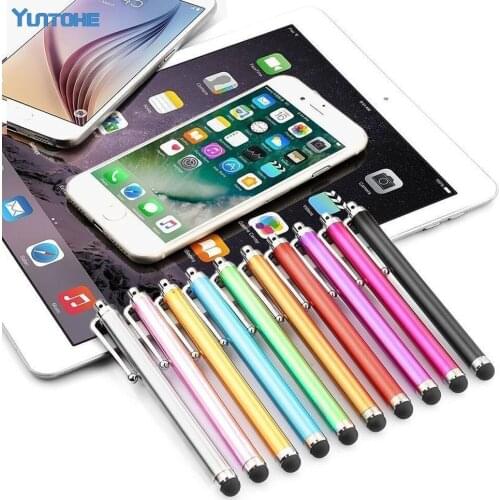Universal Metal Mesh Micro Fiber Tip Touch Screen Stylus Pen For iPhone For Samsung Smart Phone Tablet PC Stylus Pen 300pcs/lot
