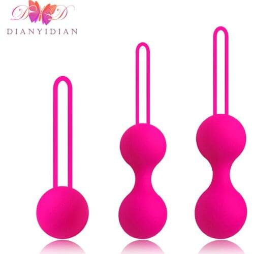 Vaginal Geisha Ball Sex Toys for Women Intimate goods Safe Silicone Smart Ball Kegel Ben Wa Vagina Tighten Exercise Machine