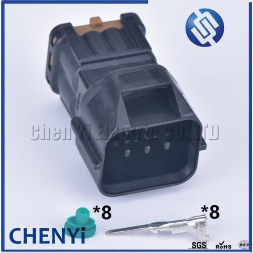 1 set yazaki 8 pin car waterproof auto connector male plug sensor connectors 7182-8780-30 for Nissan Toyota Honda
