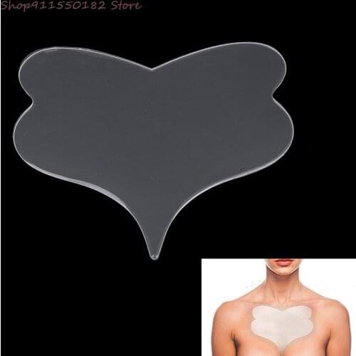 1PCS Reusable Anti Wrinkle Butterfly Shaped Treatment Chest Pad Skin Care Silicone Transparent Removal Patch Remove Wrinkles