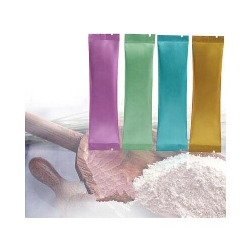 4 sizes 100Pcs/pack Plastic Bag Aluminum Foil Hologram Food Pouch Small Water Proof Reclosable Pouches