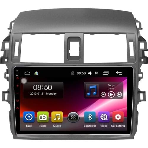 ANTWINGS 9 inch Android 10 Car Radio Stereo Multimedia Player with Bluetooth Apple Carplay for Toyota Corolla 2007-2013
