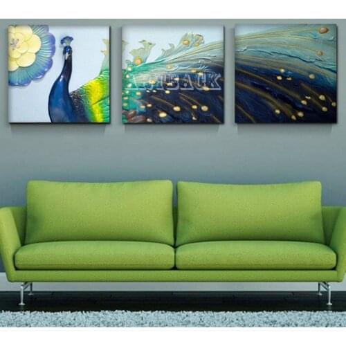 New 5d diy diamond painting peacock full square / round drill animal diamond embroidery 3d diamond mosaic home decoration