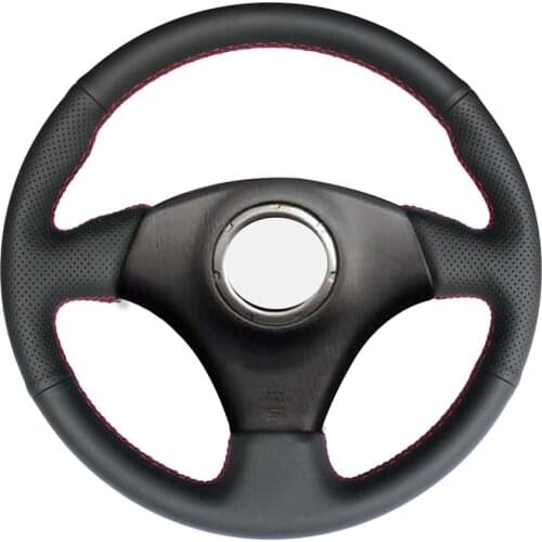 Black PU Faux Leather DIY Car Steering Wheel Cover for Toyota RAV4 Celica IS200 IS300 1998-2005 Corolla Matrix MR2 2000-2008