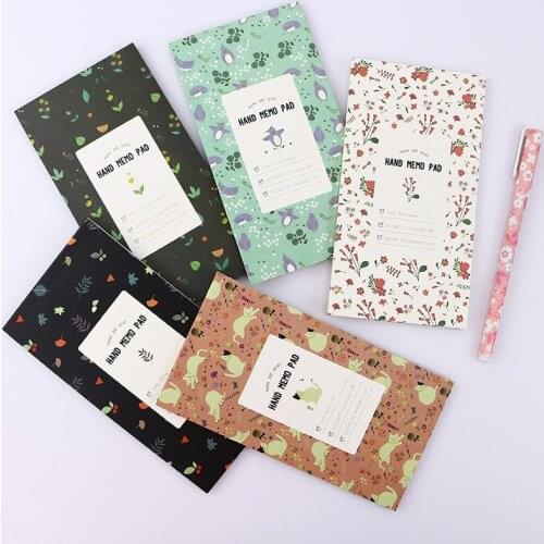New Arrival Floral Flower Pocket Notebook Schedule Diary Weekly Planner Portable Notebook School Office Supplies Stationery