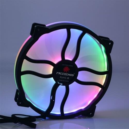 FREEZEMOD Rainbow Aperture Fan FAN-L20 Rainbow Aurora Fan 20CM Chassis Fan AURA Synchronous CE ROSH Certification. FAN-L20