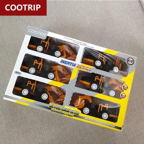 COOTRIP Back Car Toys Mobile Machinery Shop Construction Vehicle Fire Truck Taxi Model Baby Mini Cars Gift Children Toys
