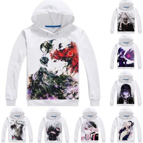 COOLPRINT Toka Kirishima Mens Hoodies Tokyo Ghoul Men Sweatshirt Streetwear Hip Hop Anime Hoodie Harajuku Stranger Things Gift