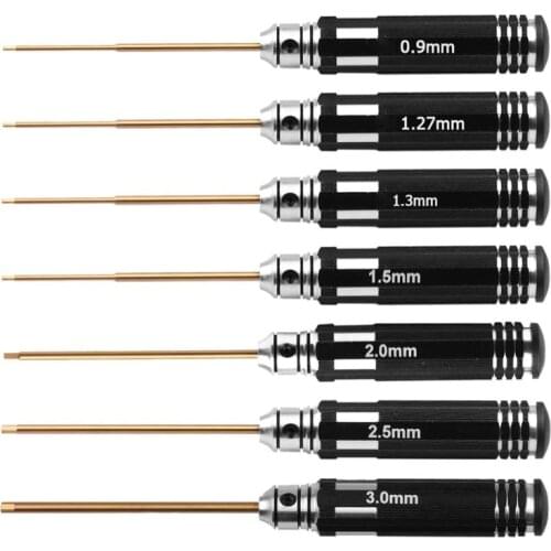 0.9-3mm Hex Screw Driver Screwdriver Set Hexagon Tool Kit For FPV Racing Drone Heli Airplanes Cars Boat RC Parts