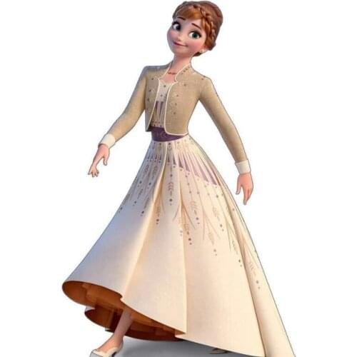 Frozen 2 Cosplay Queen Elsa Dresses Elsa Costumes Princess Anna Girls Party Vestidos Fantasia Kids Girls winter Clothing Set