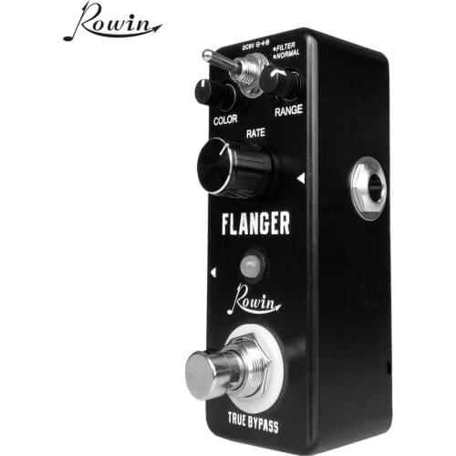Rowin LN-312 Classic Analog Flanger Guitar Effect Pedal True Bypass Aluminum Alloy Shell Guitar Accessories
