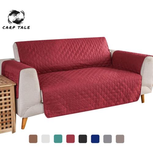 Quilted Anti-wear Sofa Covers for Dogs Pets Kids Anti-Slip Couch Recliner Slipcovers Armchair Furniture Protector 1/2/3 Seater