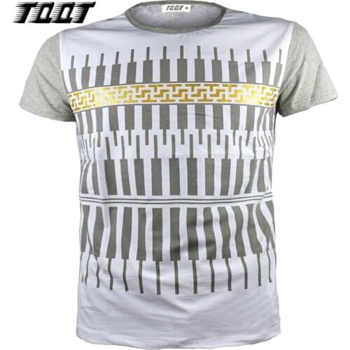 TQQT Mens Striped T-shirts