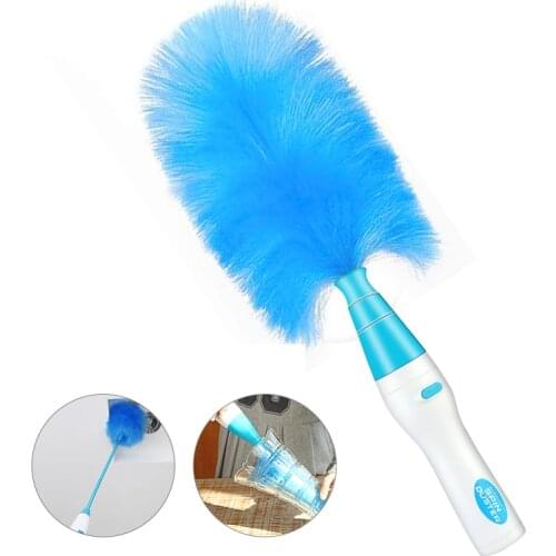 Rotated Electric Sofa Cleaning Duster, Household Cleaing Brush clean dust, Removable Spin Scrubber Feather Dust Blinds for Home