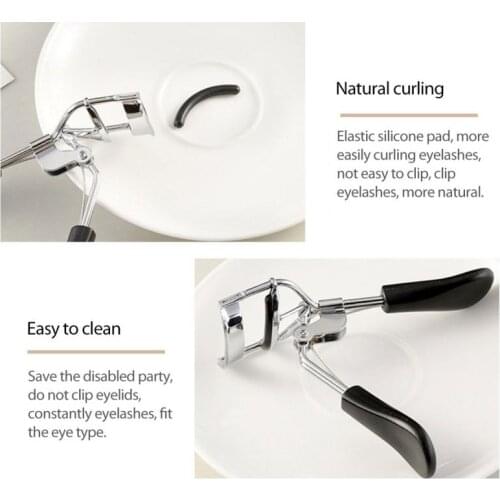 1 Colorful Fenling Eyelash Curler Tweezer Curling Long-lasting Curler Shaping Beginner Stainless Steel Mini Portable Makeup Tool