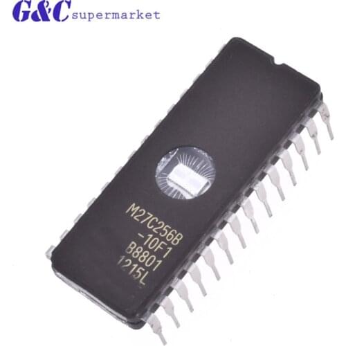 10pcs/lot M27C256B-10F1 27C256 CDIP-28 In Stock