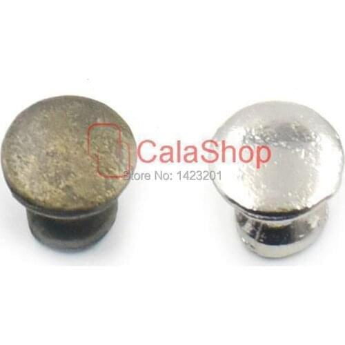 50 Pcs / Lot 12mm 1/2" Antique Brass Furniture Cabinet Dresser Drawer Cupboard Jewelry Box Door Window Pull Handle Knob