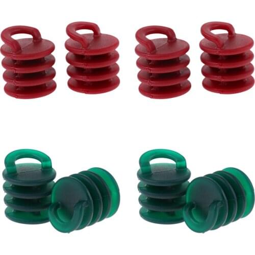 8 Pieces Nylon Kayak Outdoors Scupper Replacement Accessories Drain Plugs for Inflatable Boat Dinghy Canoe