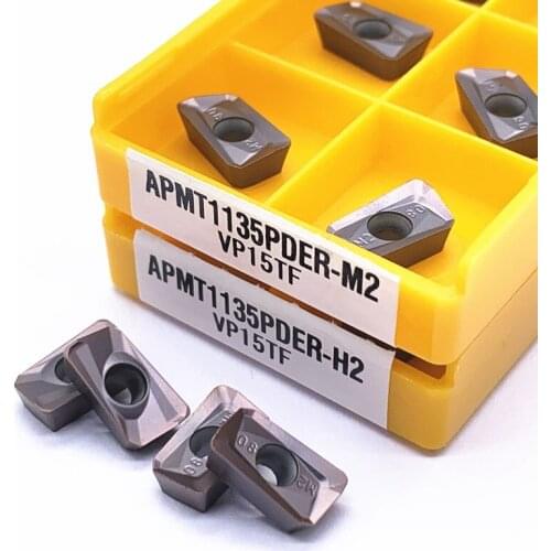 APMT1135 M2/H2 VP15TF high quality turning tool carbide insert CNC lathe tool milling insert APMT 1135 cutting tool