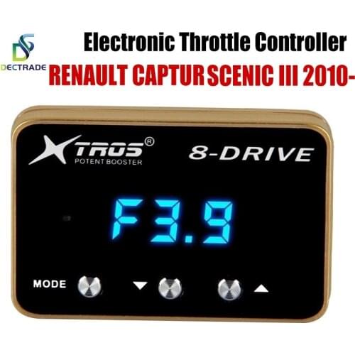 Dectrade Car Electronic Throttle Controller Racing Accelerator Potent Booster For Renault Captur Scenic 3 2010- Tuning Parts