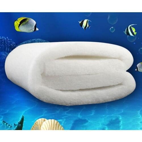 White Aquarium Fish Tank Biochemical Cotton Filter Pad Mat Aquarium Foam Fish Tank Filter Sponge Pad Fish Tank Aquatic Supplies