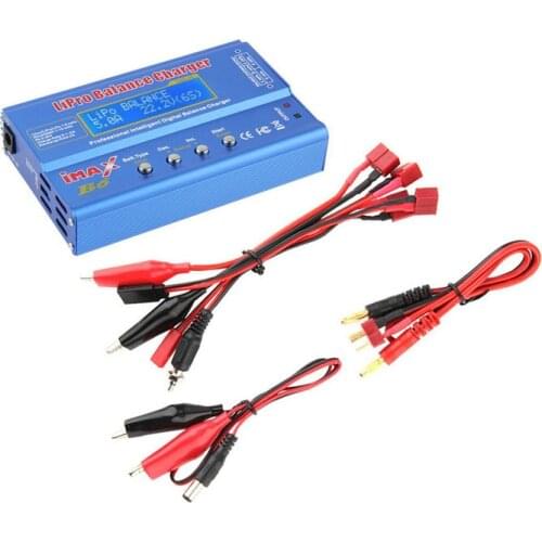PROMOTION FREE SHIPPING High Quality 80W IMAX B6 Digital Balance Charger for 2S-6S 7.4V-22.2V RC Lipo NiMh Batteries