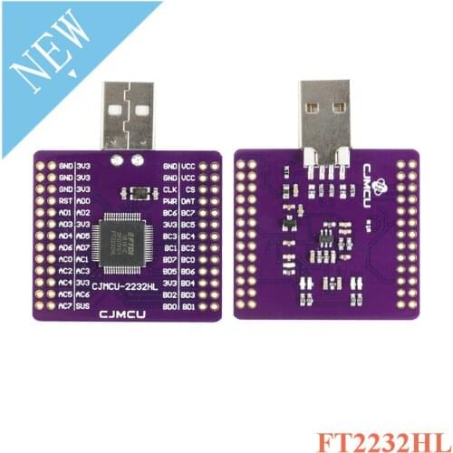 FT2232HL USB Turn UART FIFO SPI I2C JTAG RS232 CJMCU-2232 CJMCU-2232HL USB to UART Dual Channel External Memory