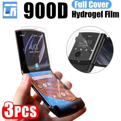 3Pcs Hydrogel Film Screen Protector for Motorola Razr 5G 2019 Moto E G8 G9 G10 Power G100 G50 G30 G20 G Stylus Edge S Soft Film