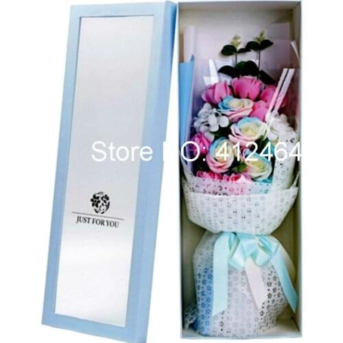 Custom Design Unique Bouquet Paper Roses Box Packaging Luxury.BX-2210