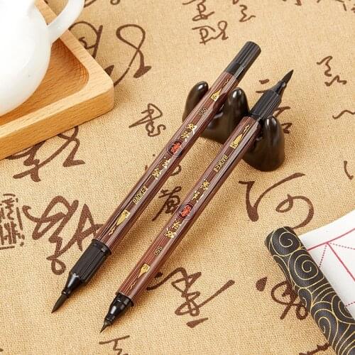 12 Boxes of Baoke S50 Beautiful Calligraphy Pen Soft Head Calligraphy Soft Pen New Writing Brush Large Case Office Supplies