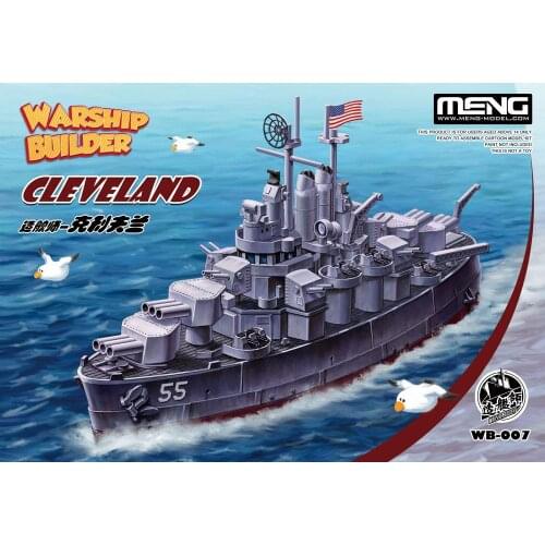 MENG WB-007 WARSHIP BUILDER CLEVELAND 2020 NEW