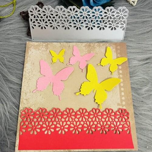 Metal die Hollow Wedding Lace Flower Border Cutting Dies N Stencils For Diy Scrapbooking Paper Crafts Embossing Knife Mold