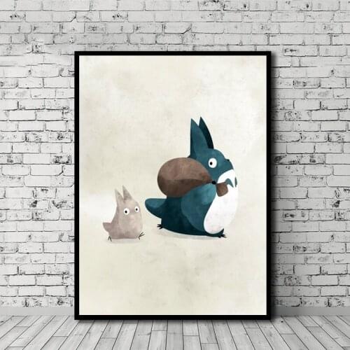 Home Wall Art Modular Decor Canvas Painting Miyazaki Hayao Anime Nordic Modern Style Pictures Printed Simple Poster Living Room