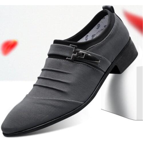 Brand mens shoes England trend casual shoes mens suede Oxford leather stitching shoes Zapatillas mens flat dance shoes