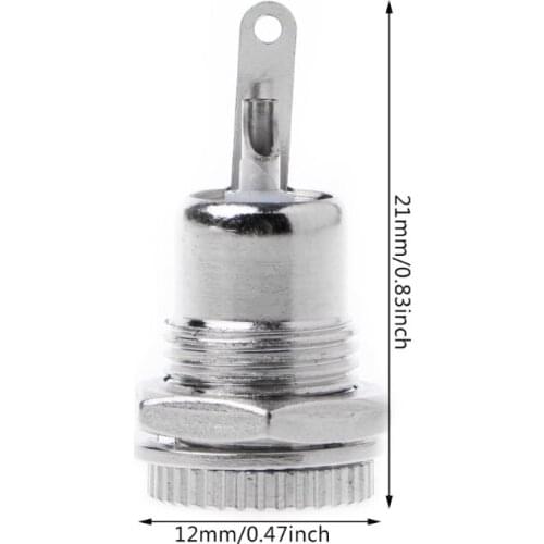 5.5 mm x 2.1mm DC Power Jack Socket Female Panel Mount Connector