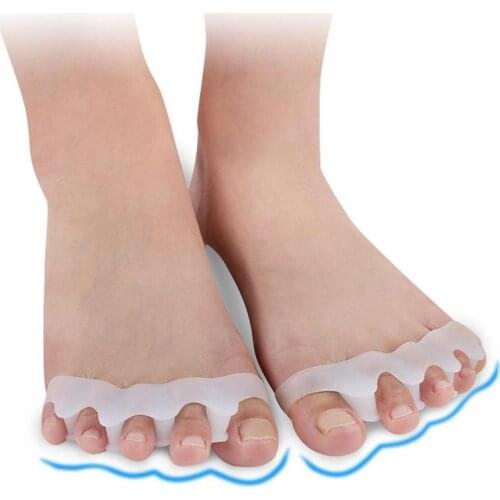 Toe Separator Correction Hallux Valgus Corrector Silicone Durable Orthopedic Hammer Separator Ease Bunions Hammer Foot Care Tool