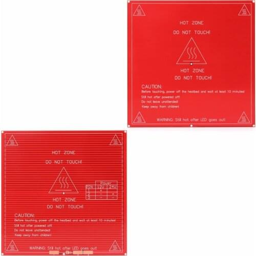 3D Printer PCB Heatbed MK2B Heat Bed 12/24 Dual Power Hot Plate Module 214x214mm