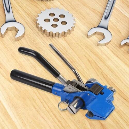 Stainless Steel Cable Tie Gun Fasten Tool with Adjustab Tension Hand Cable Tie Pliers Cutter Handle Cutting Fastening Tensioning