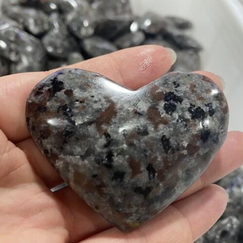 Gift Love Puffy Heart Shaped Stone Love Healing crystal Gemstone Natural Flame Stone Heart Natural Quartz Crystals