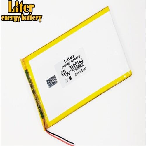 3.7V Polymer battery 9 inches tablet battery domestic the built-in rechargeable battery 6000 mah 3590150