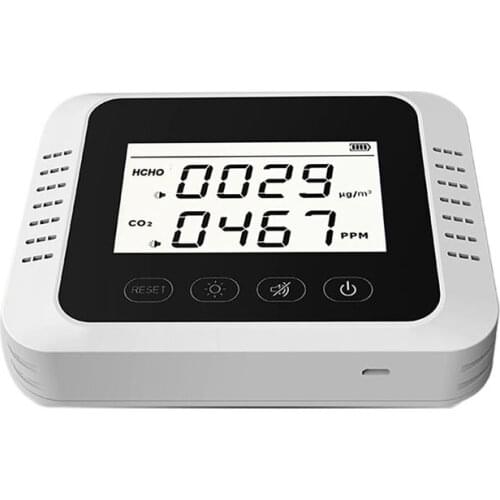 X7 Portable Carbon Dioxide Detector CO2 Meter Digital Display Wall Mounted Gas Detector Air Quality Analyzer CNIM Hot