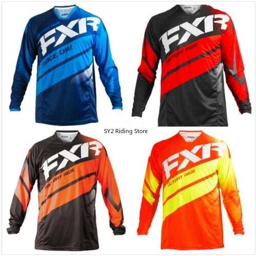 Downhill Shirt Nuevo FXR Motocross camisa Moto chaqueta todoterreno bicicleta de manga larga Jersey Moto Jerse FXR DH