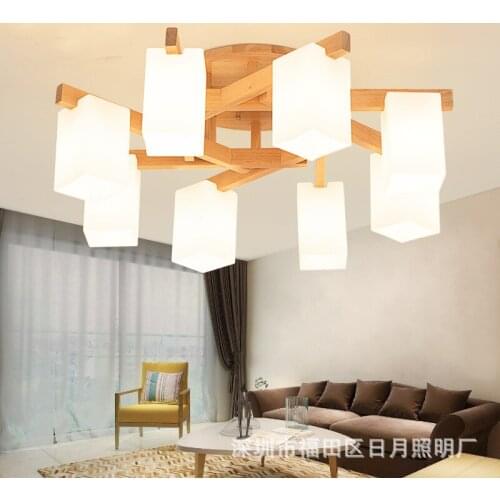 Nordic Pendant Lights Wood Aluminum Lampshade Industrial Lighting Loft Lamparas Colorful Pendant Lamp E27 Base Light Fixtures