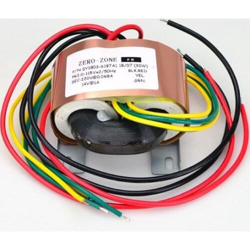 115V/230V R-PRT series commonly used R-type transformer (30VA)