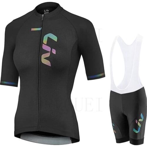 New 2021 Team LIV Cycling Jersey Set Mtb Ropa Woman Summer Quick Dry BICYCLING Shirts Maillot Culotte Wear Spot Delivery