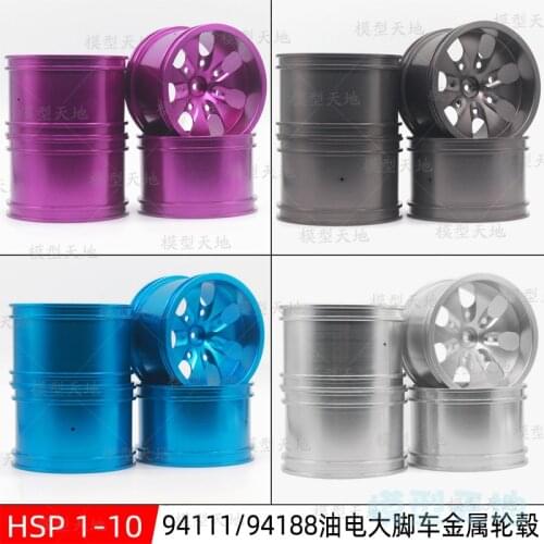 4pcs Alloy Metal Wheel Rims 79MM 1:10 RC Car Off-Road Bigfoot Monster Truck HSP HPI FS 94111 94108 94188